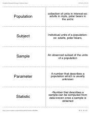 statistics flashcard test